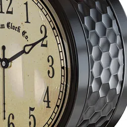 random Tic-Toc Movement Double Sided Hanging Wall Clock image 4