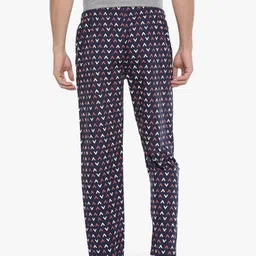 force nxt Pack of 2 Men Micro Print Pyjamas with Elasticated Drawstring Waist image 4