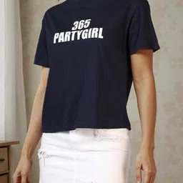 Shein Drop Shoulder Typographic Chest Print Loose Fit Tshirt-picture-11