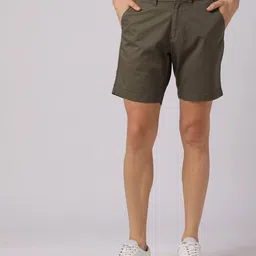 buda jeans co Chino Shorts with Cord Piping at Pocket & Extended Fly Detail image 4