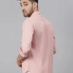 dennislingo premium attire Slim Fit Shirt with Patch Pocket image 4