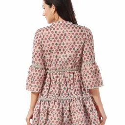 meher impex Women Floral Print Relaxed Fit Tunic image 4