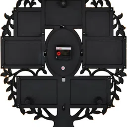 attractionz Analog Wall Clock with Photo Frame image 4