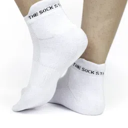 the sock street Pack of 3 Men Typographic Print Ankle-Length Socks image 4