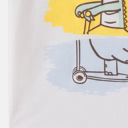 r&b Regular Fit Typographic Print Pure Cotton T-Shirt image 4