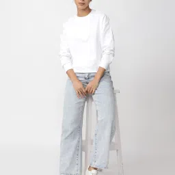 van heusen Women Regular Fit Round-Neck Sweatshirt image 4