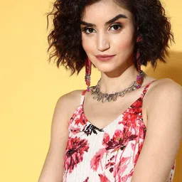 yufta Floral Fit and Flare Dress image 4