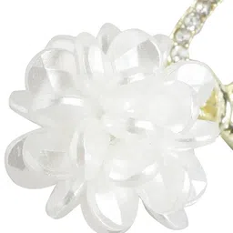 carlton london Women Gold-Plated American Diamond-Studded Drop Earrings image 4