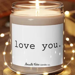 aromaticfables Love You Valentine Cupcake Scented Jar Candle image 4