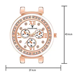 frank time Analogue Watch with Deployant Clasp image 4