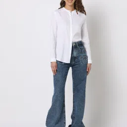 fyre rose Women Striped Relaxed Fit Shirt image 4