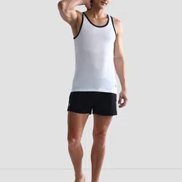 u.s. polo assn. Men Contrast Tipping Comfort Fit Cotton Vest-OEV01 image 4