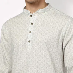 netplay Men Geometric Print Slim Fit Short Kurta image 4