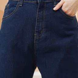 Shein Full Length Straight Jeans with Pockets image 4