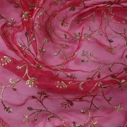mbz.in by meena bazaar Women Embroidery Unstitched Dress Material image 4