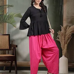 clora creation Women Plain Farshi Salwar image 4