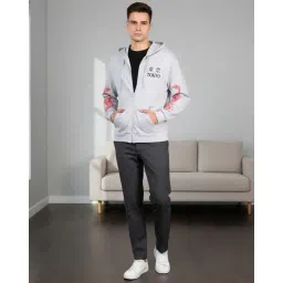 Shein Drop Shoulder Typographic Placement Print Hoodie image 4