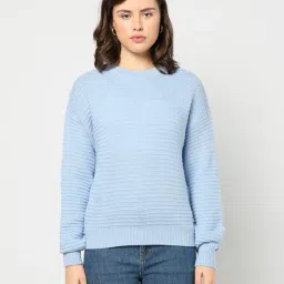 yousta Women Striped Regular Fit Pullover image 4