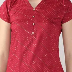 acai Women Printed Straight Kurta image 4