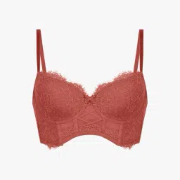 hunkemoller Arabella padded longline underwired bra image 4