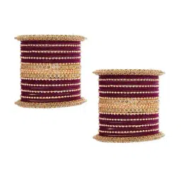 nmii Women Set of 60 Stone-Studded Bangles image 4