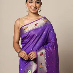 indie picks Banarasi Art Silk Traditional Saree image 4