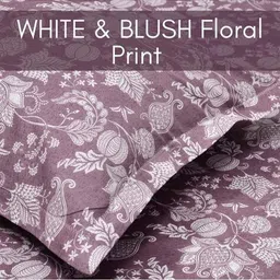 mafatlal  Double Bed Bedsheet Set With Pillow Cover image 4