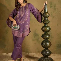 sahasika Women Printed 2-Piece Co-Ord Set image 4