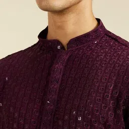 diwas by manyavar Men Embellished Regular Fit Kurta image 4