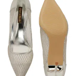 flat n heels Women Patterned Pointed-Toe Pumps image 4