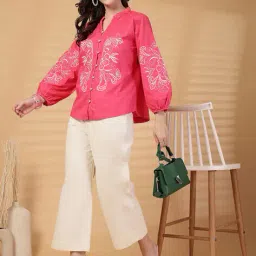 gipsy Women Regular Fit Medium Length Top image 4