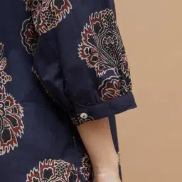 melange by lifestyle Women Printed A-Line Kurta image 4