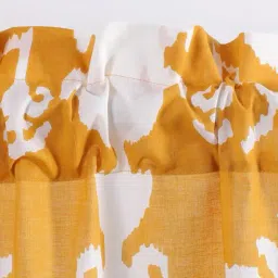 handicraft-palace Ikat Print Kitchen Window Curtain with Pom-Pom image 4