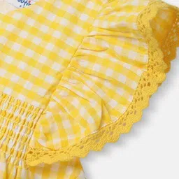 nauti nati Girls Checked Regular Fit Top image 4