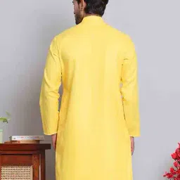 jompers Men Regular Fit Short Kurta image 4