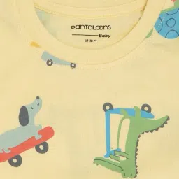 pantaloons baby Printed Sweatshirt & Pants Set image 4