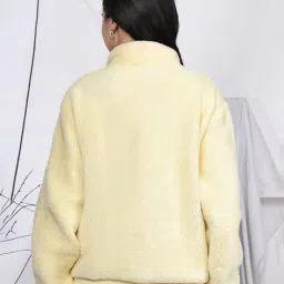 jakanary Women Tailored Fit Sweatshirt with Zip-Front image 4