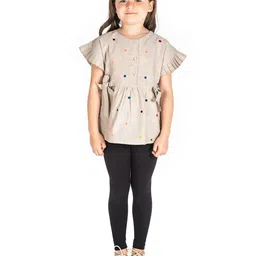 cherry crumble by nitt hyman Polka-Dot Embroidered Top image 5