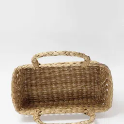 habere india Multipurpose Handcrafted Grass Storage Basket image 5