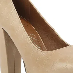 london rag High Heels Pumps with Round Toe Shape image 5