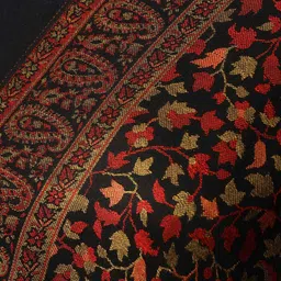 handicraft-palace Women Paisley Woven Stole with Fringed Hem image 5