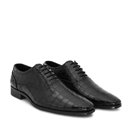 hydesnhues Men Lace-Fastening Derby Shoes with Round Toes image 5