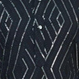 ahhaaaa Boys Embellished Kurta Pyjama Set image 5