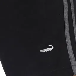 crocodile Mid-Rise Regular Fit Knit Shorts image 5