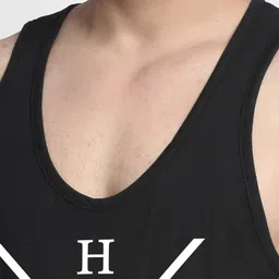 friskers Typographic Print Sleeveless Vest image 5