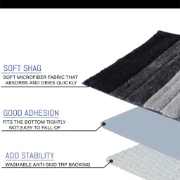 luxehome international Anti-Skid Rectangular Bath Mat image 5