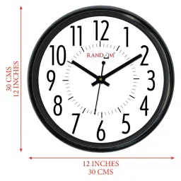 random Round Shaped Plastic Wall Clock image 5