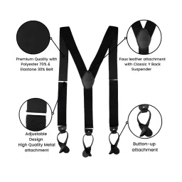 the tie hub Textured Suspender Belt image 5