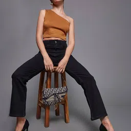 miss chase Women Bootcut Jeans with 5-Pocket Styling image 5