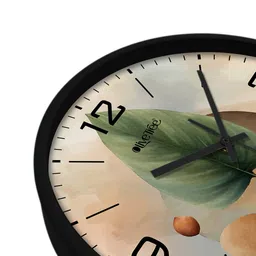 olive tree Leaf Print Analogue Wall Clock image 5
